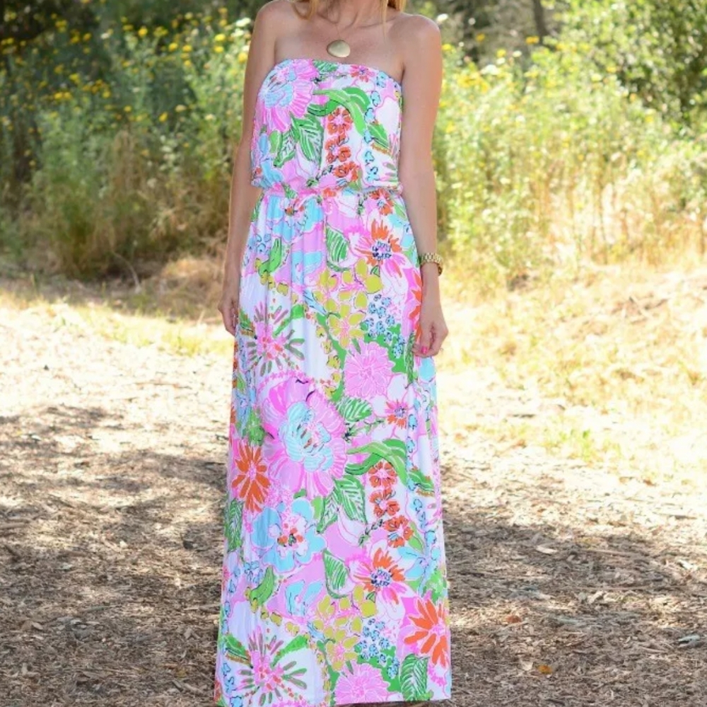 Lilly for Target strapless maxi